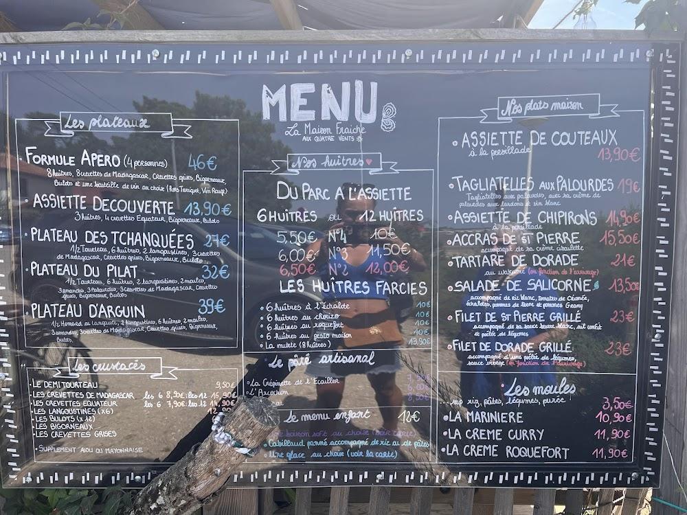 La Maison Fraiche - Aux Quatre Vents - Menu Image 2