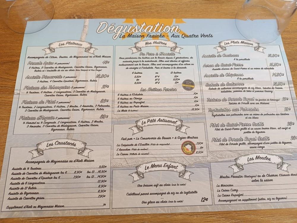 La Maison Fraiche - Aux Quatre Vents - Menu Image 4